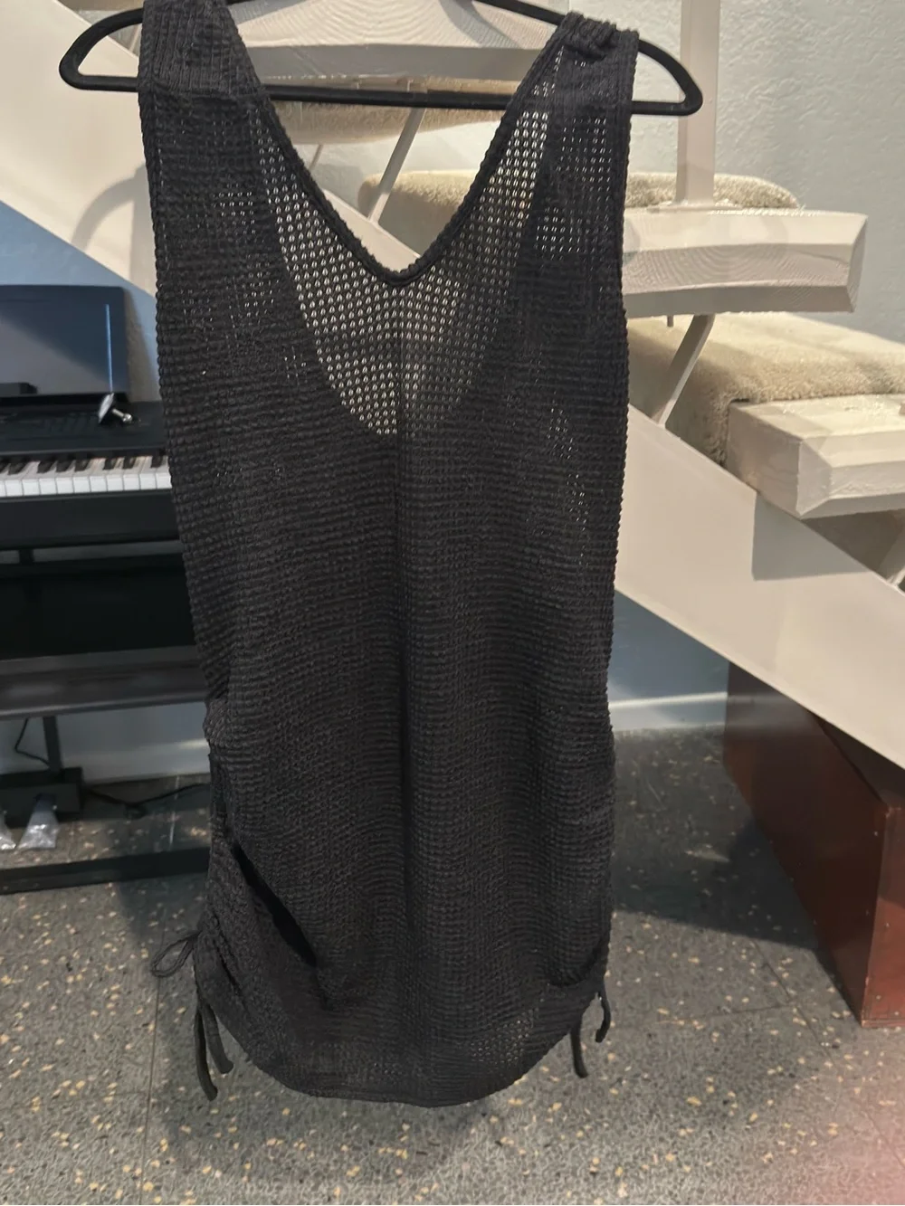 SHEIN NWT Black Swim Cover-Up Dress Size XL